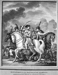 Bonaparte at the Battle of Marengo, 14 June, 1800 by Unbekannt