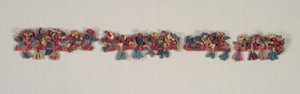 Border Fragment with Birds and Flowers, 100 BC-700 by Unbekannt