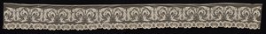 Border with Floral Motifs, 19th Century by Unbekannt
