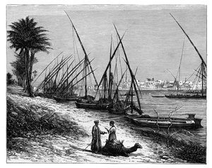 Boulak on the Nile River, Cairo, Egypt