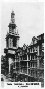 Bow Church, Cheapside, London, c1920s by Unbekannt
