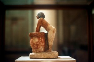 Brewing Beer, Egyptian Tomb Model from Meketra, 9th Dynasty