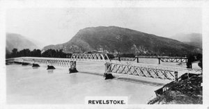 Bridge over the Columbia River, Revelstoke, British Columbia, Canada