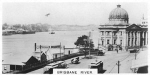 Brisbane River, Queensland, Australia, 1928