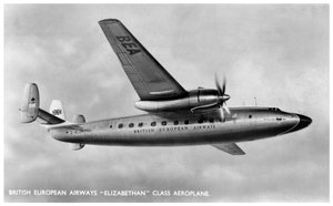 British European Airways Elizabethan Class Aeroplane by Unbekannt
