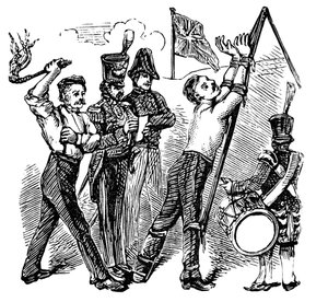 British military discipline, 19th century by Unbekannt