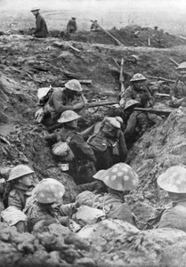 British Troops at the Menin Road, near Ypres, Belgium, 30 October, 1917 by Unbekannt