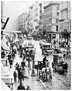 Broadway and Spring Street, New York City, USA by Unbekannt