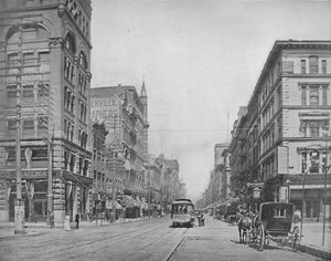 Broadway, north from Chestnut Street, St. Louis by Unbekannt