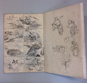 Brush and Ink Drawings after Life and Paintings, 1895 by Unbekannt
