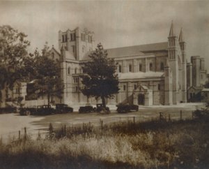 Buckfast Abbey Church, North View, late 19th-early 20th century by Unbekannt