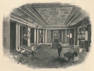 Buckingham Palace: The Marble Hall, 1886 by Unbekannt