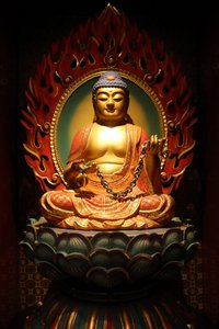 Buddha Statue, Buddha Tooth Relic Temple, Chinatown, Singapore