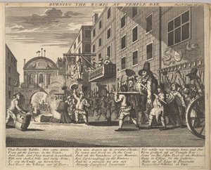 Burning the Rumps at Temple Bar Plate 11: Illustrations to Samuel Butler