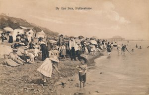 By the Sea, Folkestone, Late 19th-Early 20th Century by Unbekannt