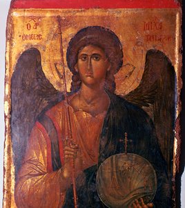 Byzantine icon of the Archangel Michael by Unbekannt