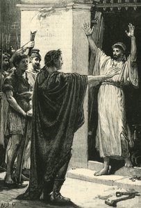 Caesar Possessing Himself of the Treasure in the Temple of Saturn by Unbekannt