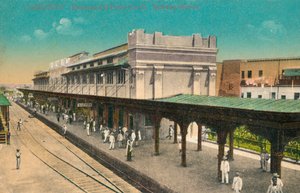 Camaguey. Estacion del Ferro-Carril. Railway Station, Cuba