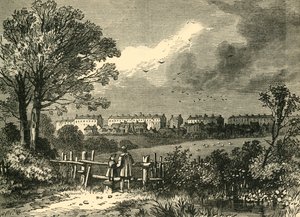 Camden Town, from the Hampstead Road, Marylebone by Unbekannt