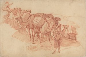 Camel Caravan by Unbekannt