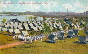 Camp at the US Naval Station, Guantanamo, Cuba, c1911