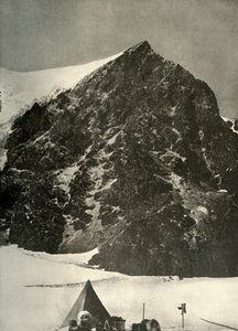 Camp on December 17 on the Ferrar Glacier Below Sentinel Rock by Unbekannt