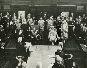 Canberra, Australia. Their Majesties Opening the First Federal Parliament, May 9th, 1927 by Unbekannt