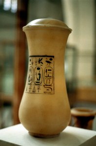 Canopic Jar, Vessel Used for Burial of Embalmed Viscera, Ancient Egyptian by Unbekannt