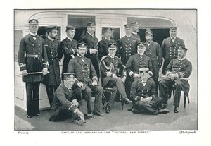 Captain and Officers of the Victoria and Albert The Queen