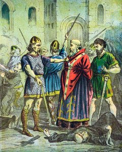 Capture of St Alphege, Archbishop of Canterbury, 1012