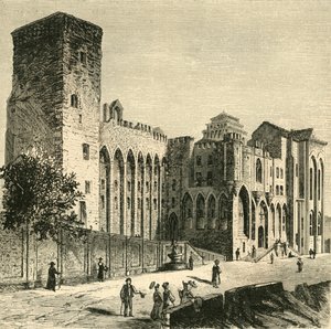 Castle of the Popes, Avignon by Unbekannt