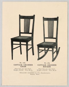 Catalogue Illustration, Designs for Chairs, 1904–05 by Unbekannt