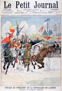 Cavalcade of Native Troops During the Visit of President Loubet to Algeria