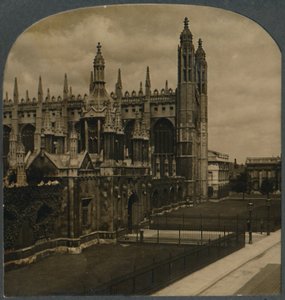 Celebrated Gothic Chapel of Kings College, Cambridge, England