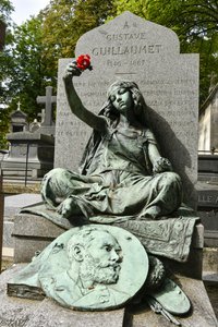 Cemetery of Montmartre, Tomb of Gustave Guillaumet, Avenue Rachel, Paris by Unbekannt