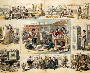 Ceramics Industry, c1870 by Unbekannt