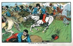 Charge of the Light Brigade at Balaclava, Crimean War, 25 October 1854, Early 20th Century by Unbekannt