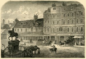 Charing Cross from Northumberland House in 1750
