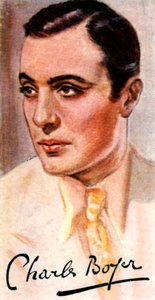 Charles Boyer, French actor, 20th century by Unbekannt