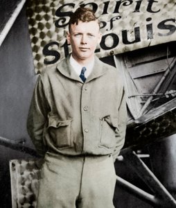 Charles Lindbergh, record breaking aviator by Unbekannt