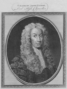 Charles Lord Talbot, Lord High Chancellor, 1786
