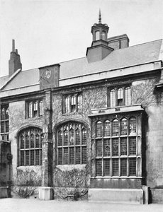 Charterhouse. Exterior of Hall with Bay