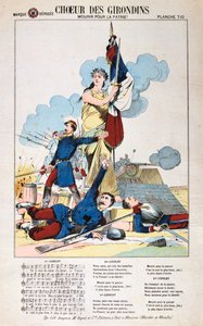 Choeur des Girondins, Song Sheet, Franco-Prussian War, 1870-1871 by Unbekannt