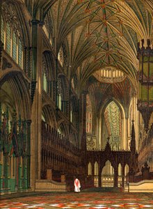 Choir of Ely Cathedral, Cambridgeshire, 19th century by Unbekannt