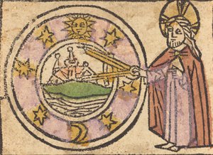 Christ Measuring the Globe by Unbekannt