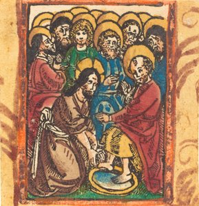 Christ Washing the Feet of the Apostles by Unbekannt