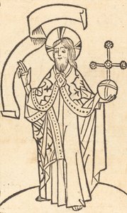 Christ as Salvator Mundi by Unbekannt