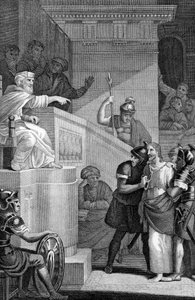 Christ Before Caiaphas by Unbekannt