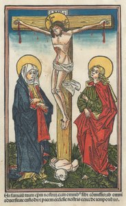 Christ on the Cross with the Virgin and Saint John, 1491 by Unbekannt