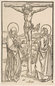 Christ on the Cross with the Virgin and Saint John